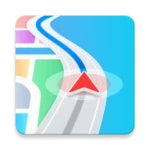 offline map navigation android application logo